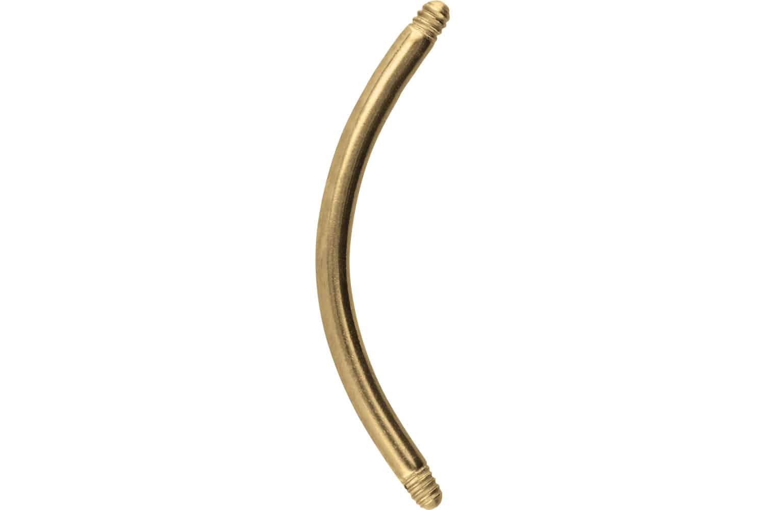 Chirurgenstahl Piercing Banane ohne Kugeln